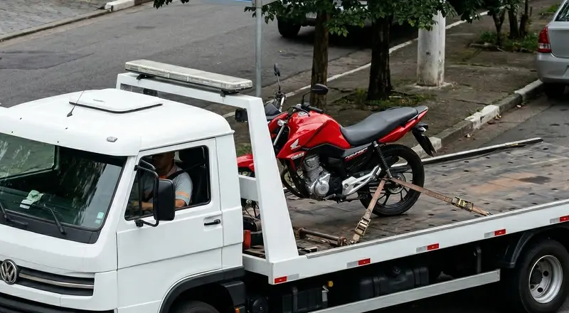 Reboque de moto em Duque de Caxias – guincho especializado para motocicletas